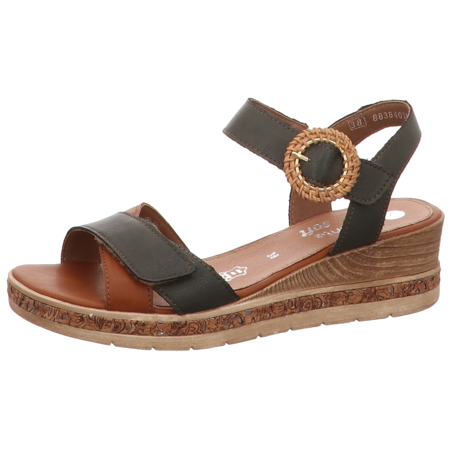 Remonte Keilsandalette grün grün