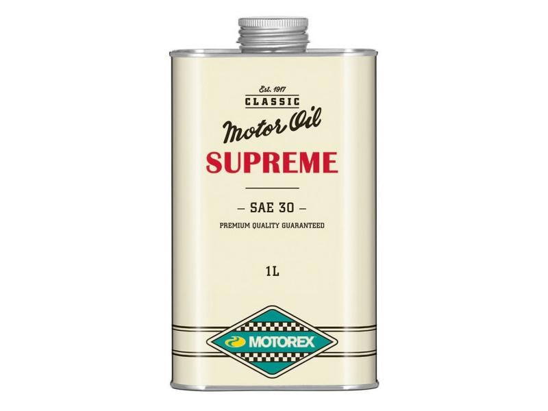 Motorex Motorenöl 4-Takt SUPREME SAE 30, 1 l 4-Takt-Motorenöl für klassische Fahrzeuge, 1 Liter