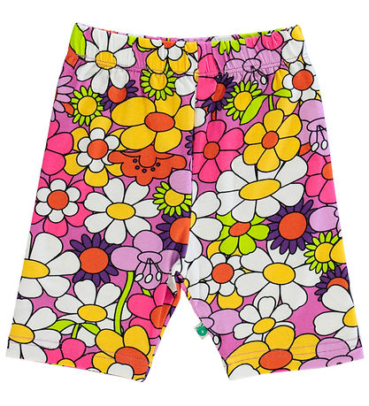 Sm?folk Shorts - Spring Pink m. Blomster