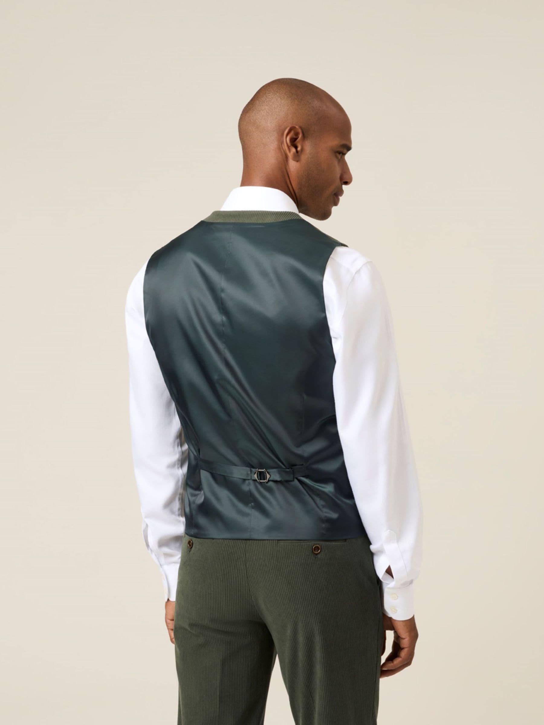 Groen - Skopes Dorsey Suit Corduroy Waistcoat
