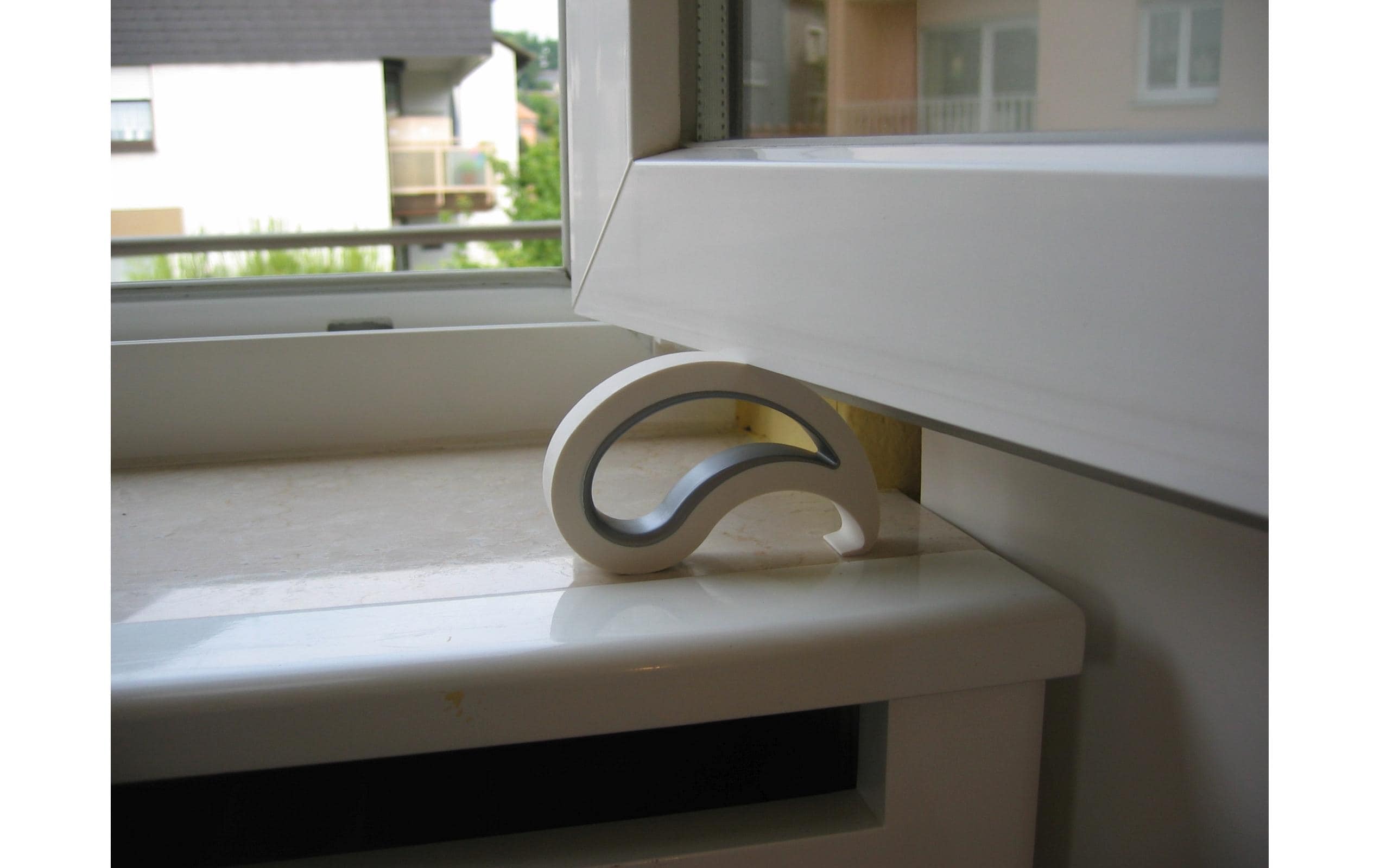 Türsicherung 10 x 5.5 x 2 cm, WeissTür- und Fensterstopper