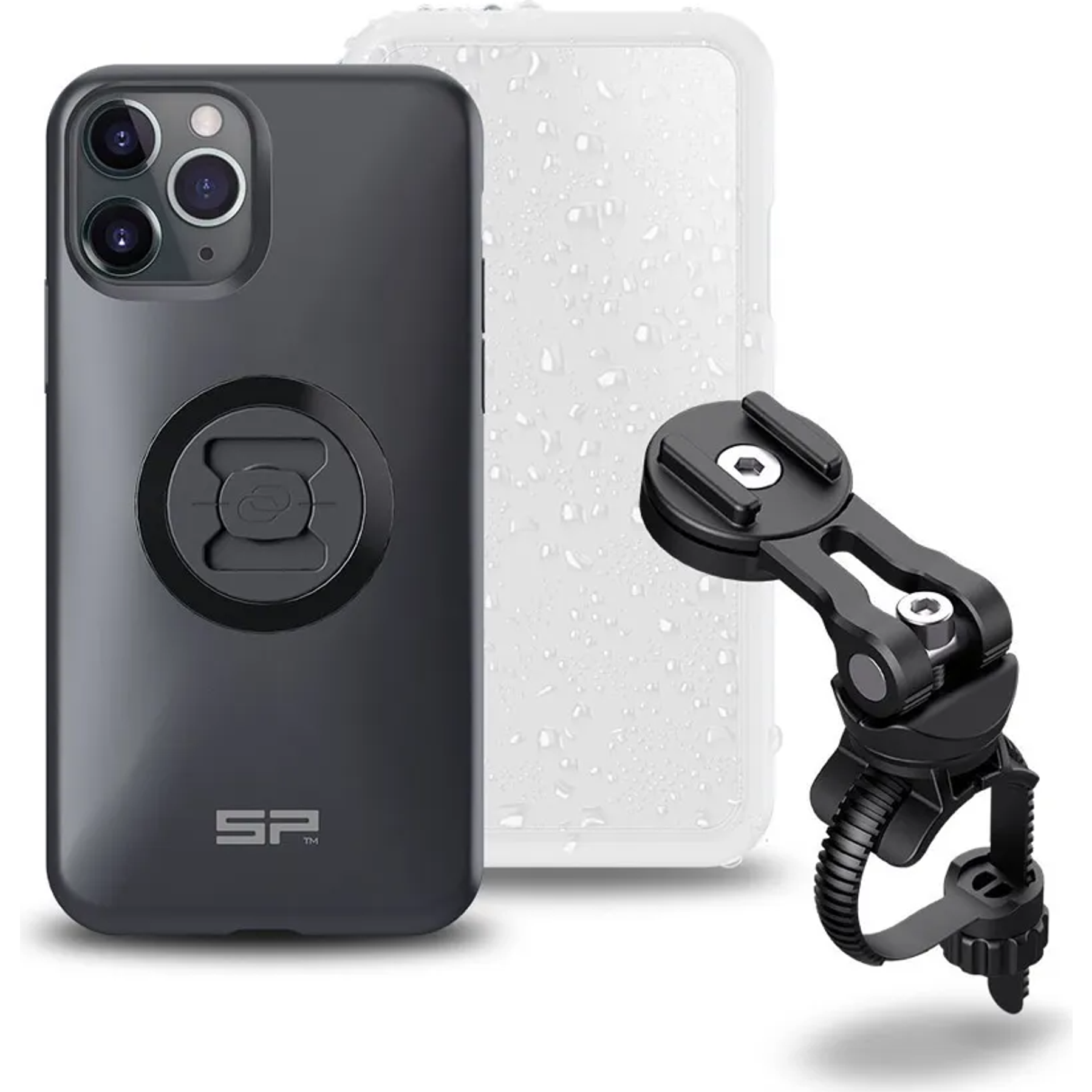 SP Connect Bike Bundle II iPhone X/XS/11 Pro Telefoonhoes + Regenhoes + Telefoonhouder