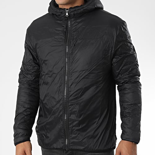 Veste Zippée Capuche Réversible Malone Noir
