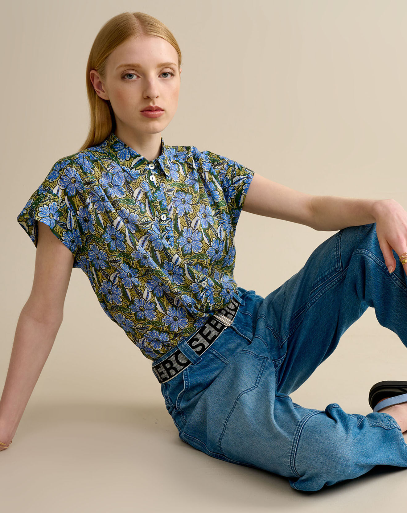 Bellerose Jean Pieta  light blue bleach