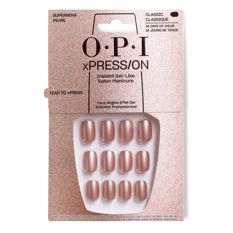 Faux-ongles xPRESS/ON Supernova Pearl OPI