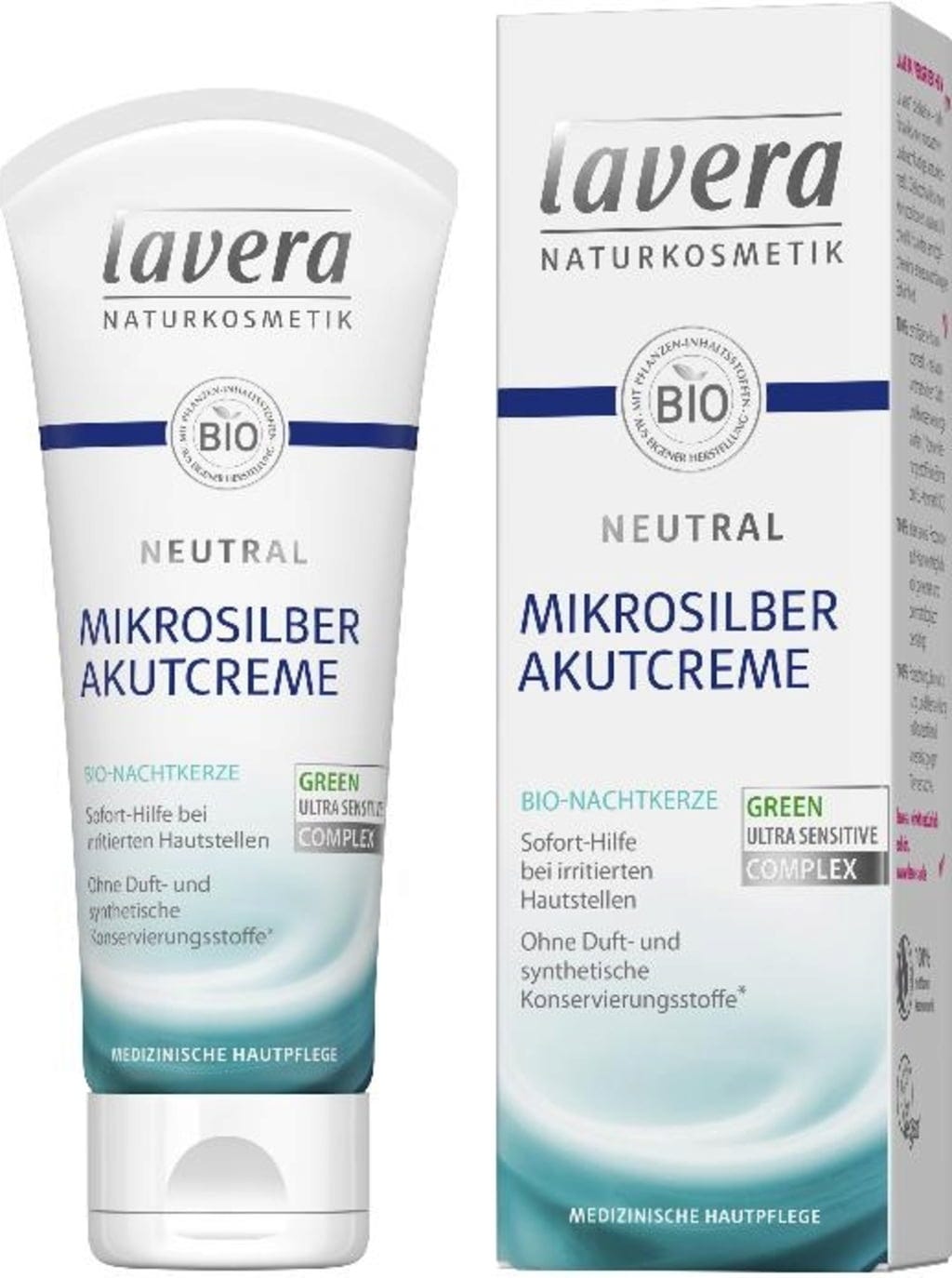 lavera  Neutral Akutcreme mit Mikrosilber, 75 ml