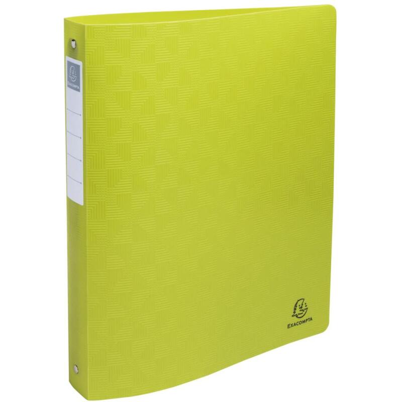 Classeur 2anneaux 30mm polypropylène recyclé Pop'N Co - Couleurs assorties
