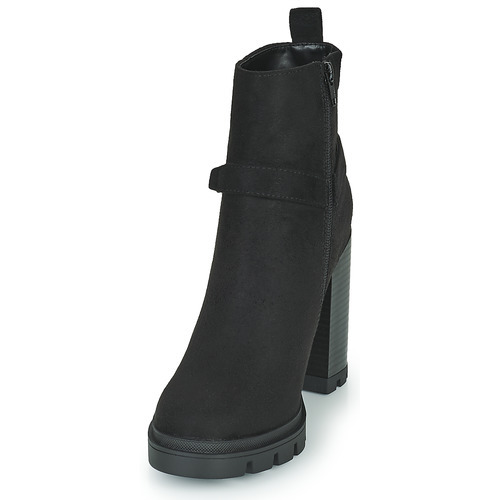 Only - BRAVE 2 LIFE MF BUCKLE HEELED BOOT - Noir