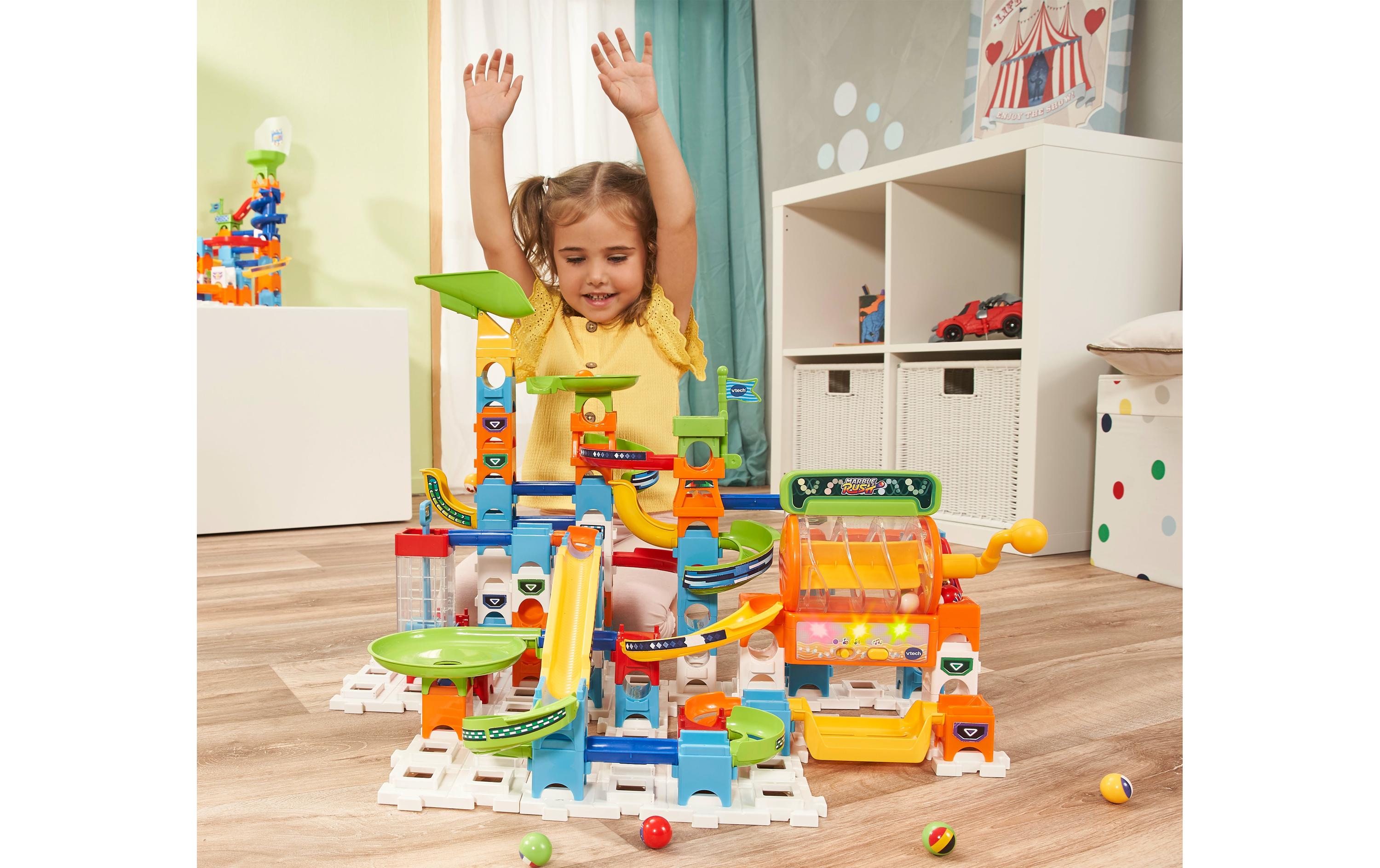 Kugelbahn Marble Rush – Super Action Set L100E -DE-Interaktives Kugelbahn-Set