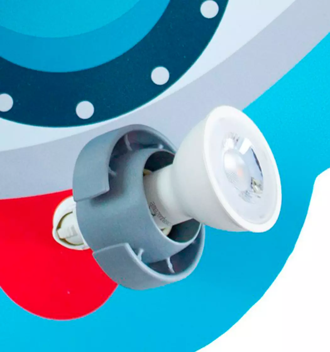 Kinderlampe Rakete