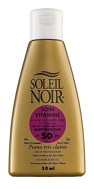 SOLEIL NOIR - CREME SOLAIRE SOIN VITAMINE
