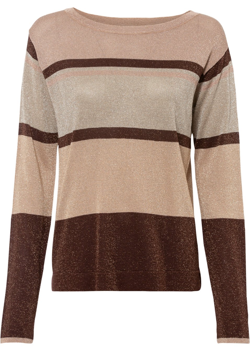 Pull à rayures avec Lurex