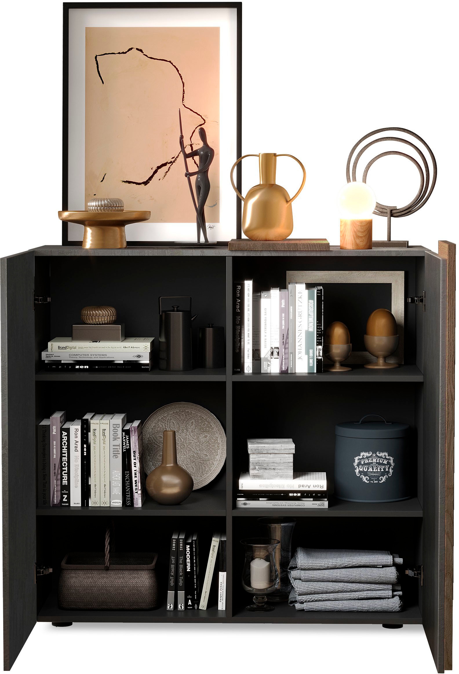 INOSIGN Highboard »Venus, Kommode« Höhe 113 cm, Breite 121 cm