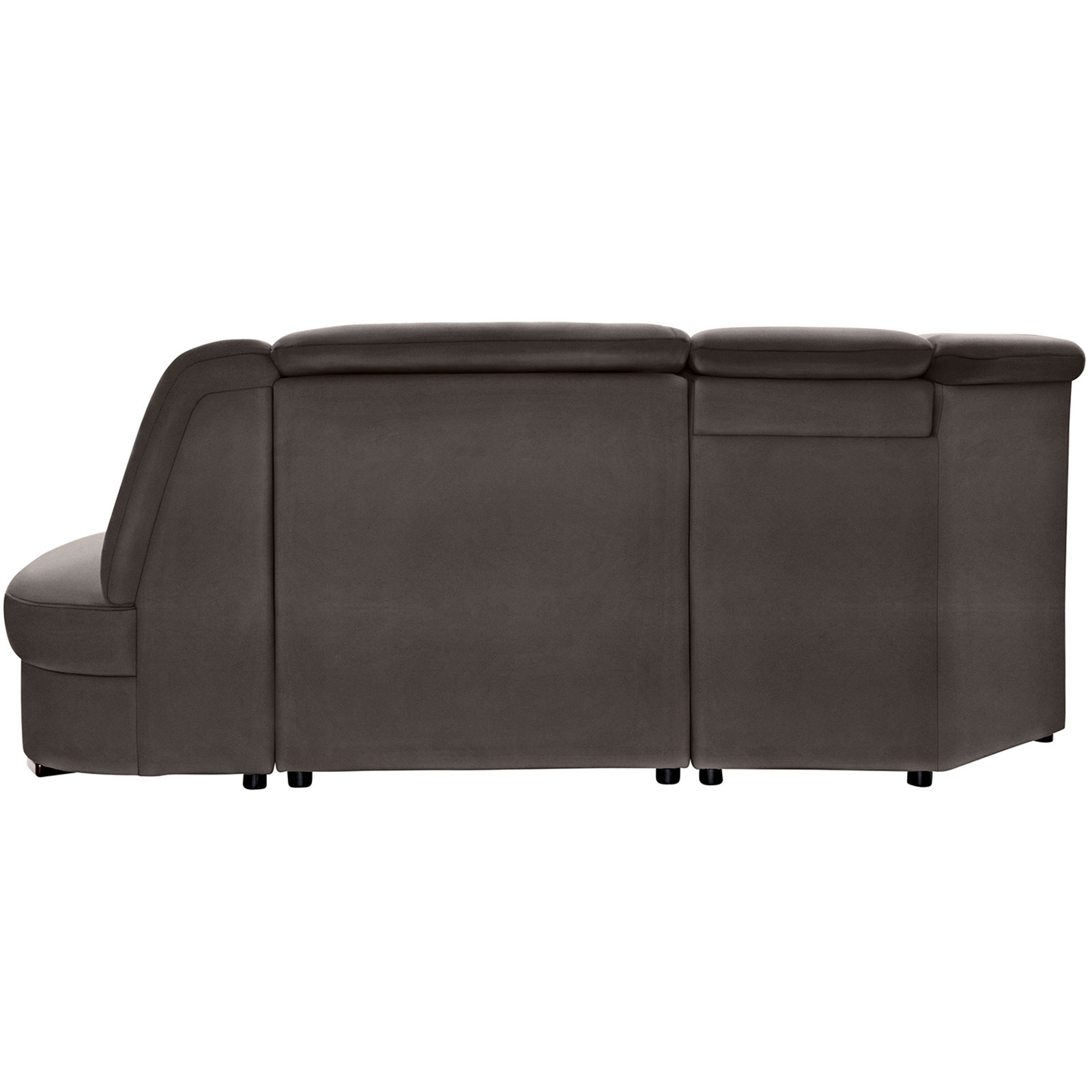 polsterpower Wohnlandschaft - Saddle anthrazit - Basismodell - links