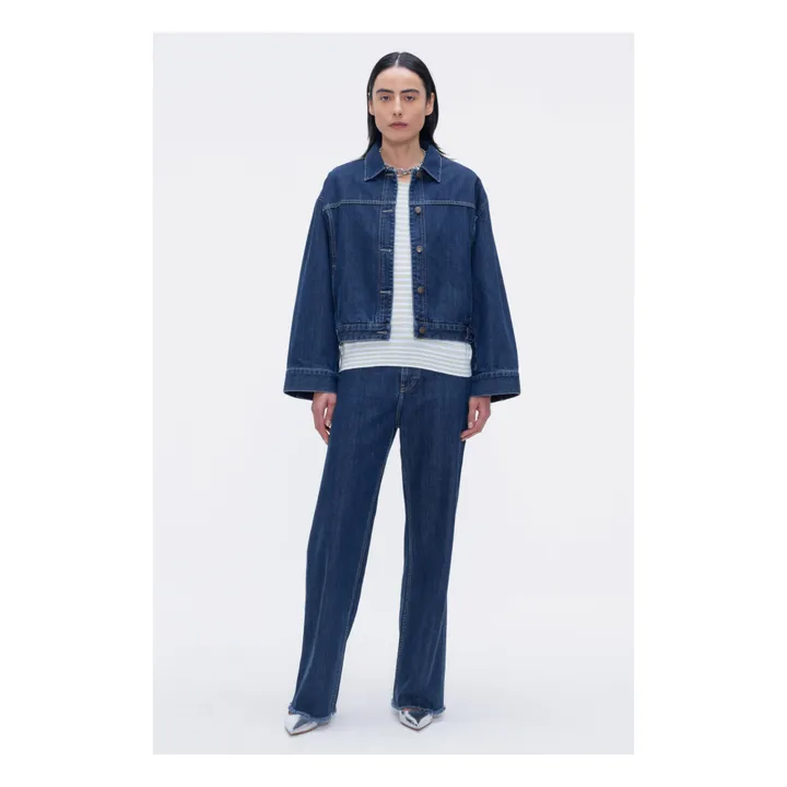 Our Sister Veste Tropical Tea Denim Coton Bio | Bleu