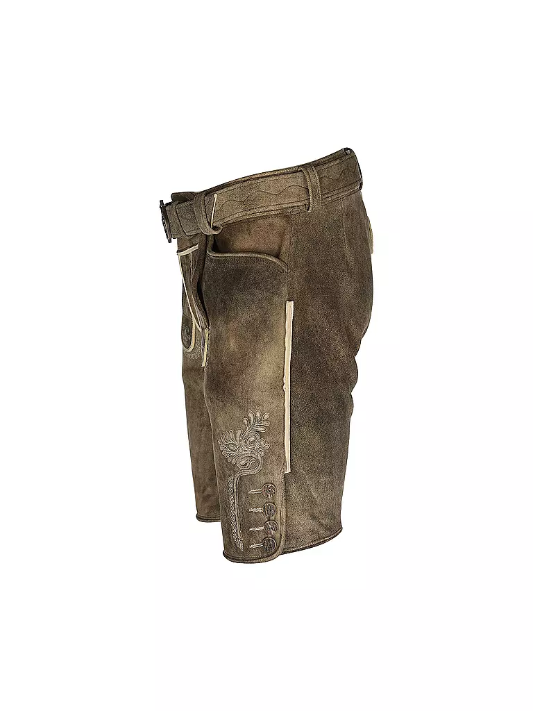BECKERT Lederhose braun
