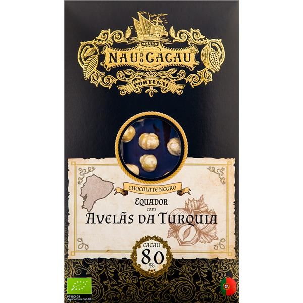 Chocolate Com Avelãs Da Turquia (Equador 80% Cacau)