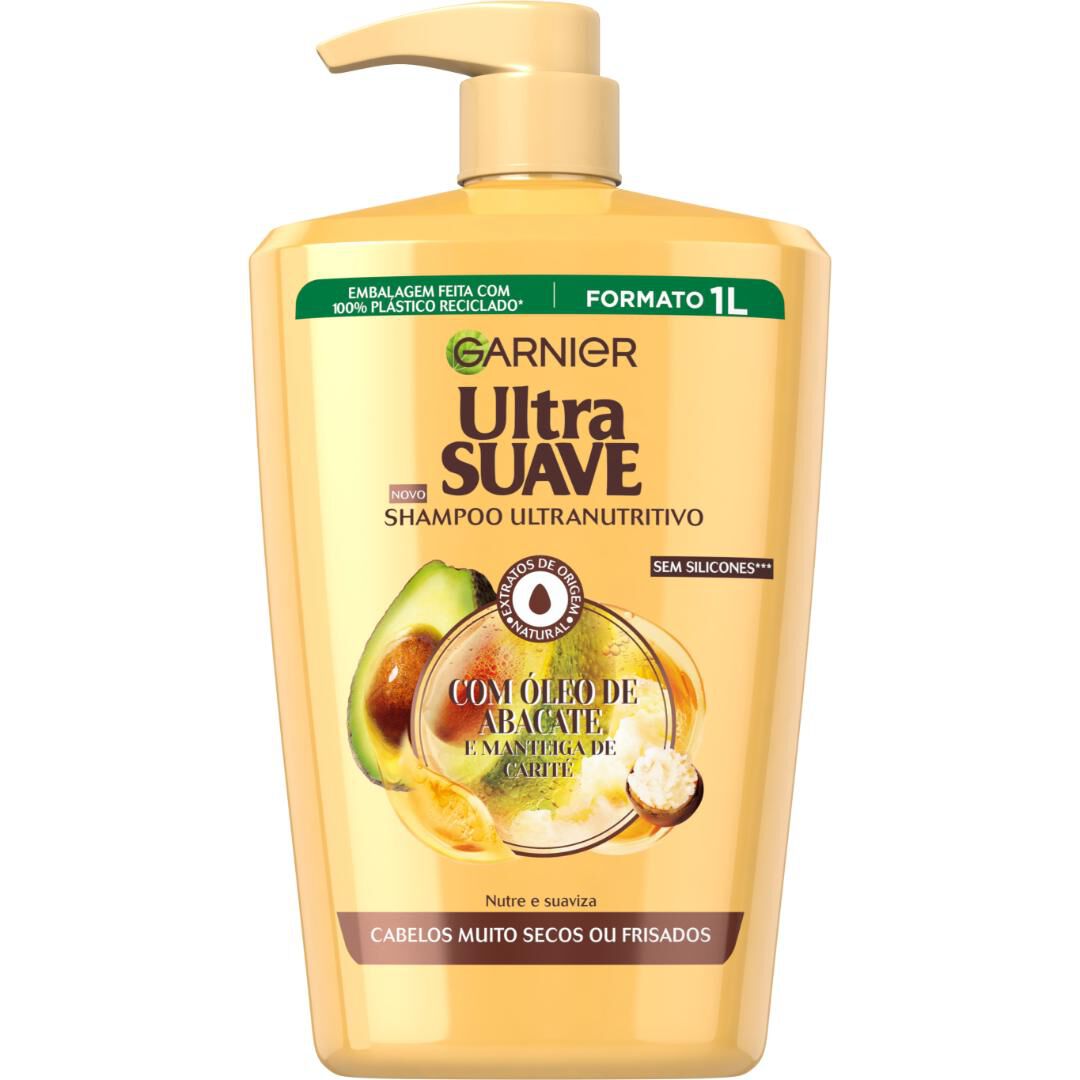 GARNIER  Ultra Suave - Champô abacate - 1000ml
