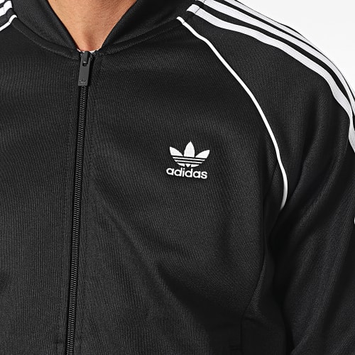 Veste Zippée A Bandes IM4545 Noir