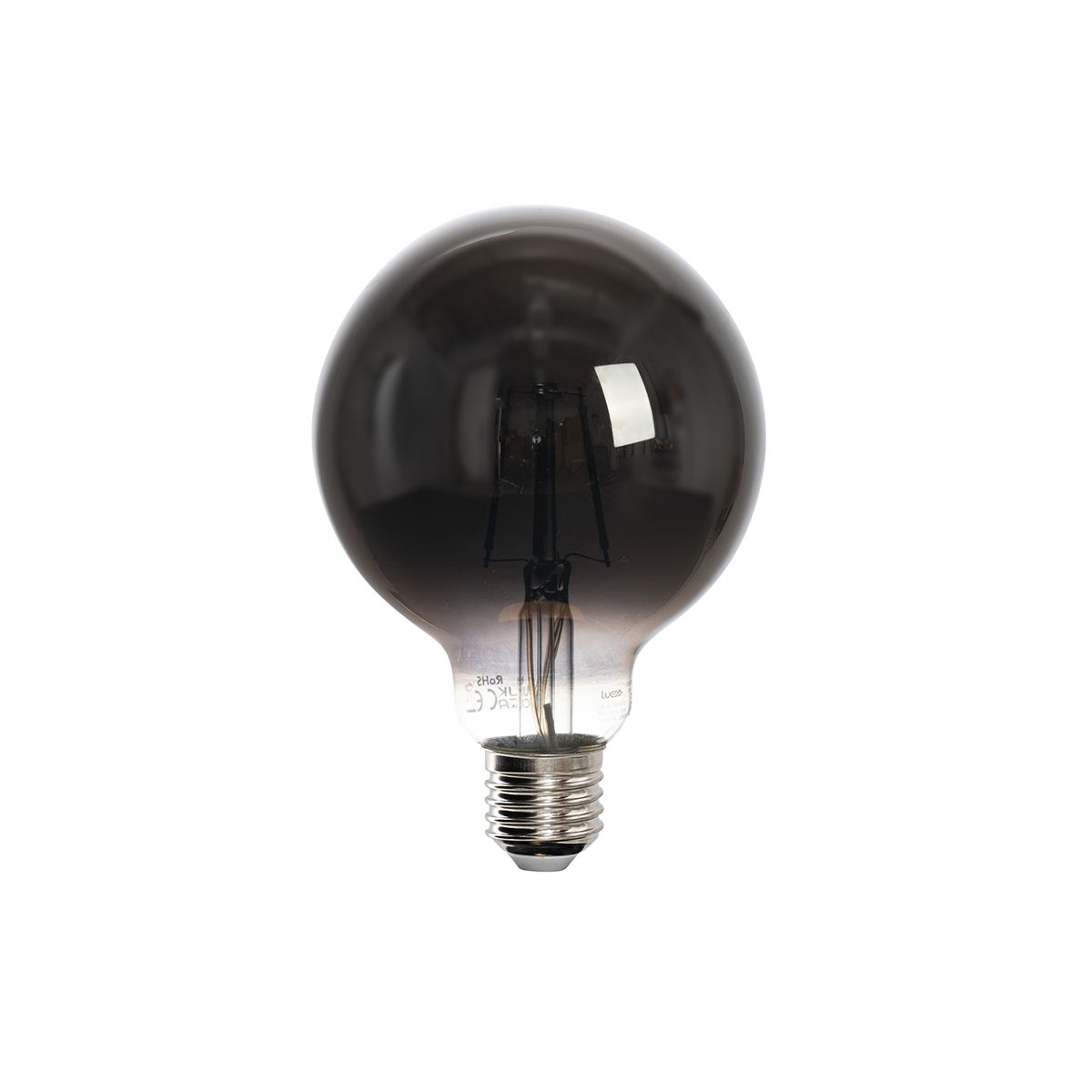 Smart E27 LED lamp G95 smoke 4W 60 lm 1800-3000K