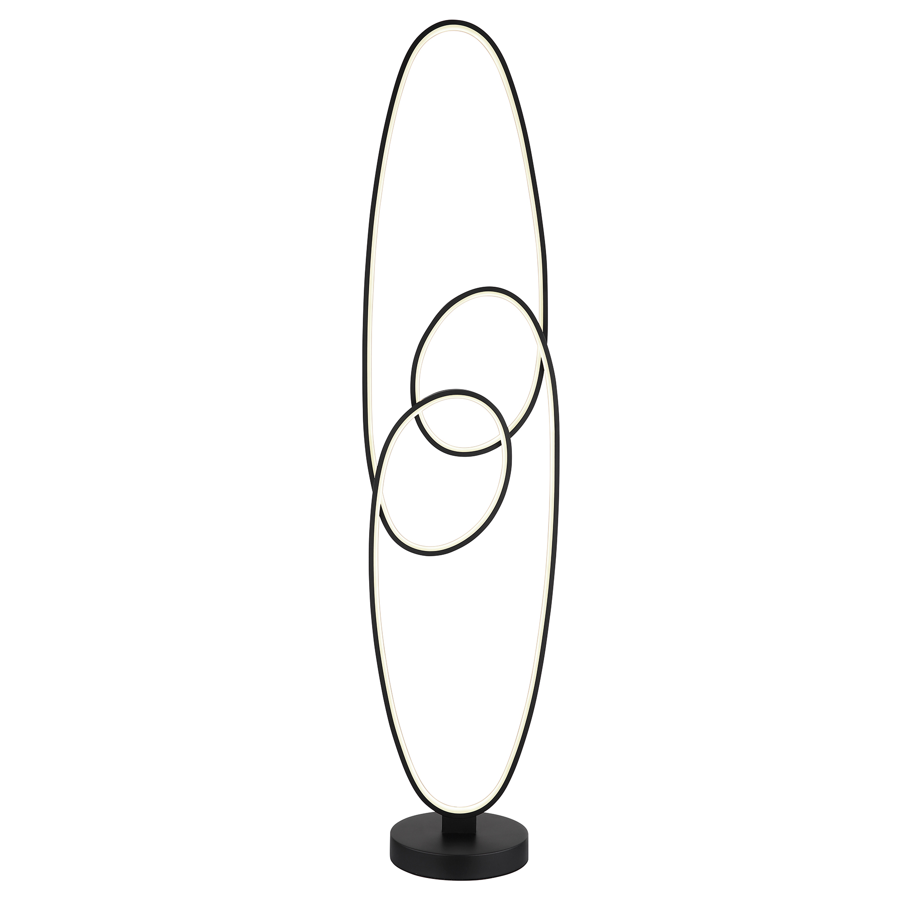 LED-Stehleuchte - schwarz matt - Memory-Funktion - 122 cm