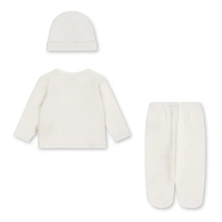 Konges Sløjd Lot Naissance Sui Coton Bio | Blanc