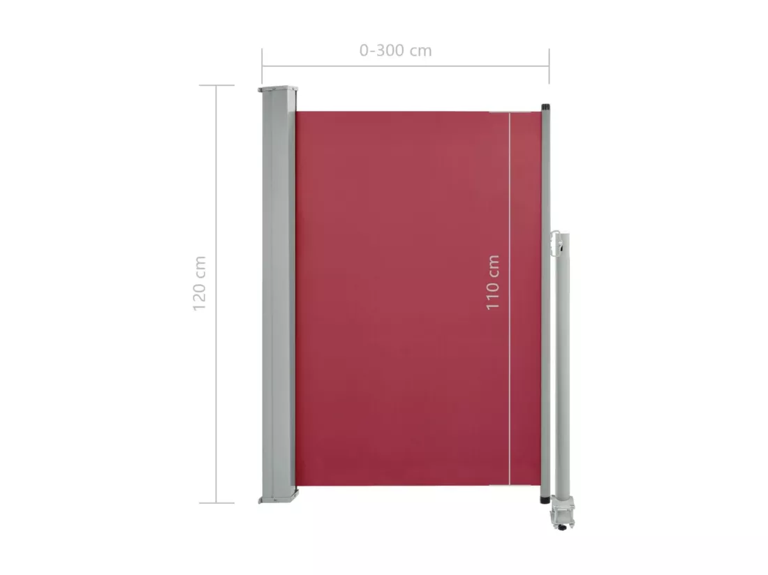 Auvent paravent store brise-vue 300 x 0 x 120 cm 02_0007221