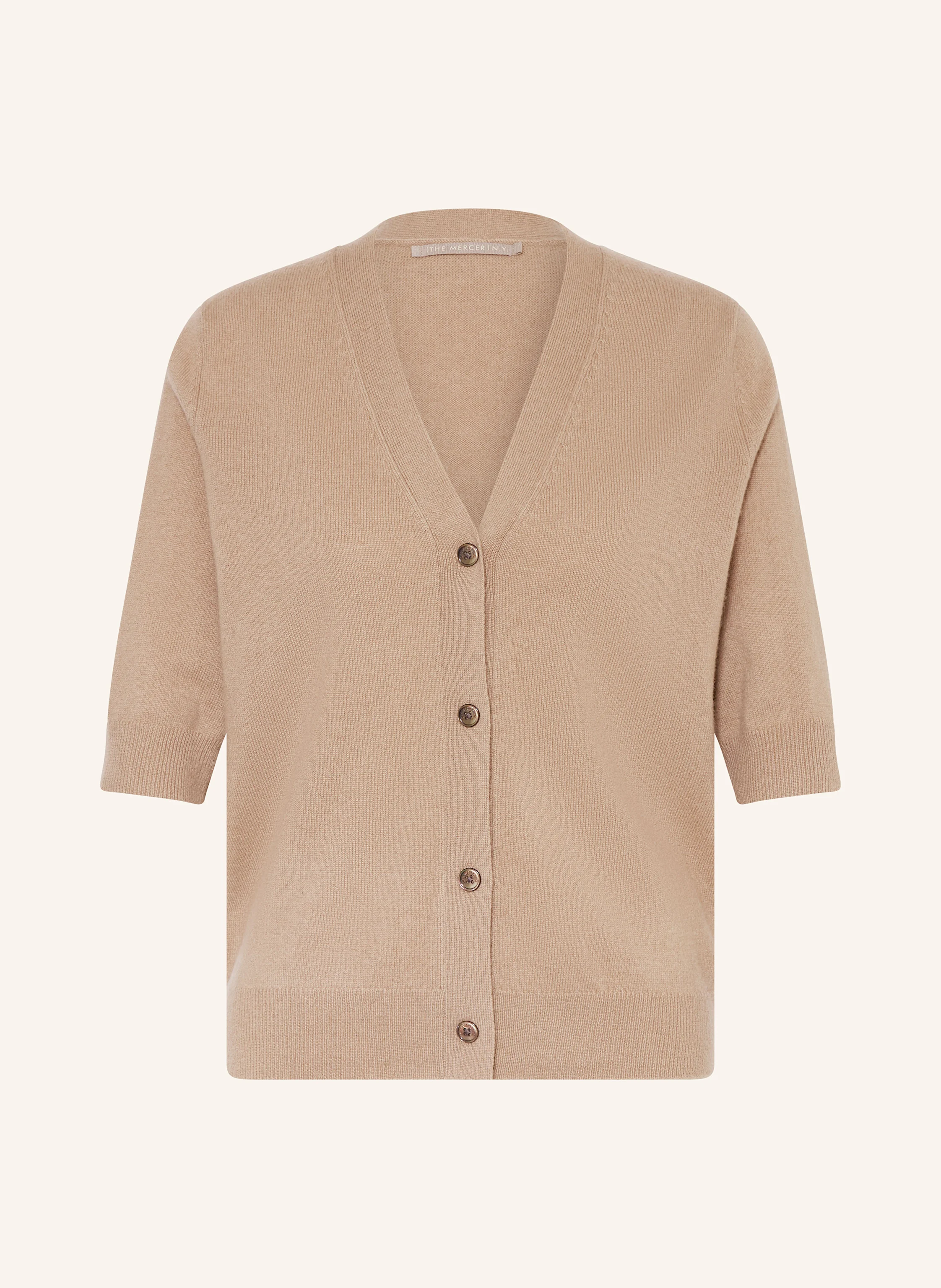 (THE MERCER) N.Y. Strickjacke aus Cashmere mit 3/4-Arm