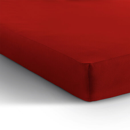 HC Dubbel Jersey Hoeslaken - Rood
