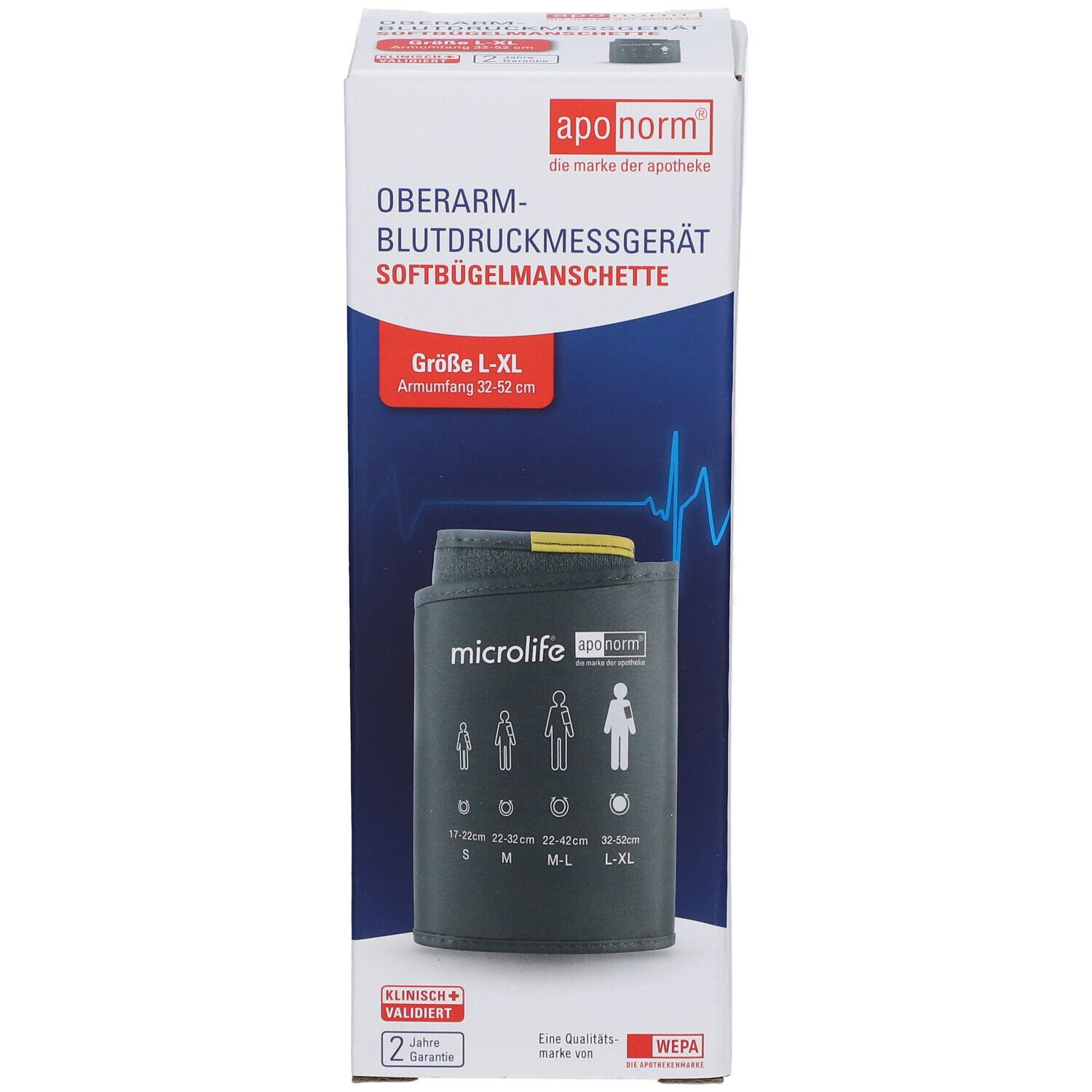 Oberarm Softmanschette Gr. L-XL 32-52 cm