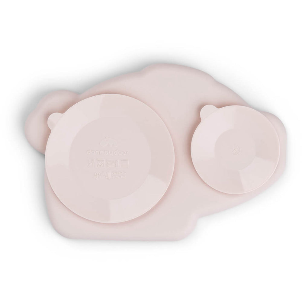 Køb DonebyDeer Pudder Silicone Stick&Stay Tallerken Pigee