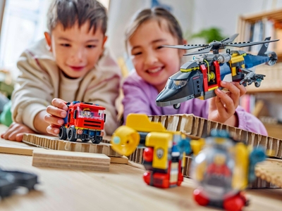 LEGO Helikopter, brandweerauto en onderzeeër remix (60462)