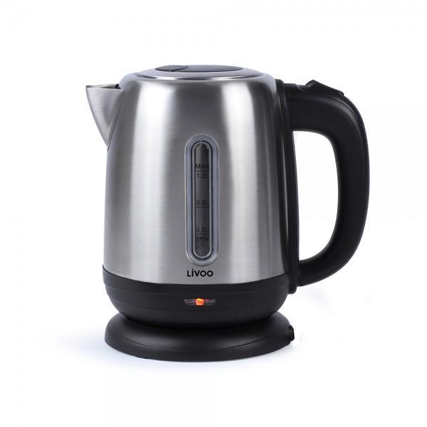 BOUILLOIRE INOX SANS FIL ELECTRIQUE 1.2L