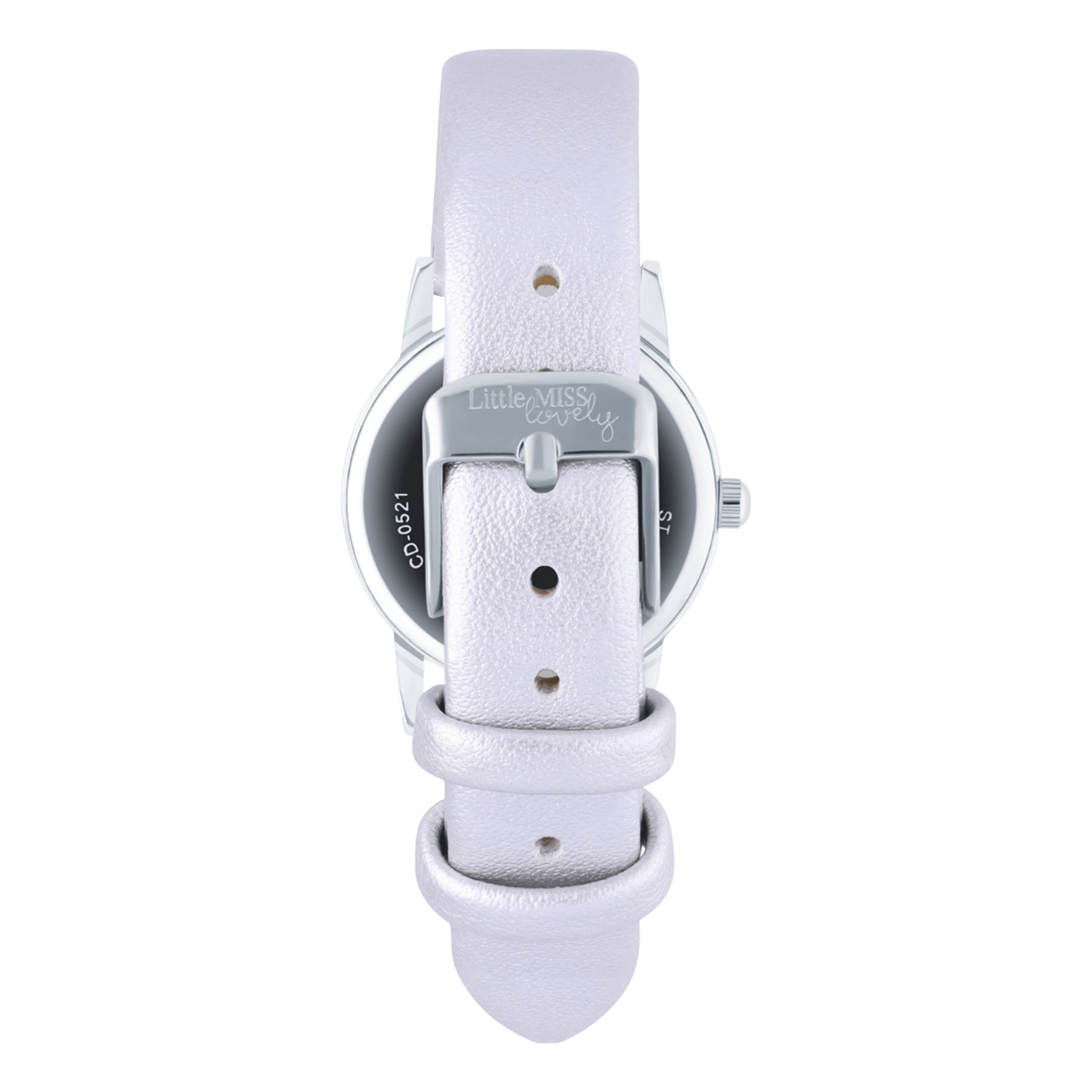 Little Miss Lovely Unicorn Kinder Horloge Zilverkleurig PU leer