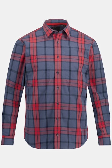 Karo-Hemd, Langarm, Kentkragen, Modern Fit, bis 8 XL