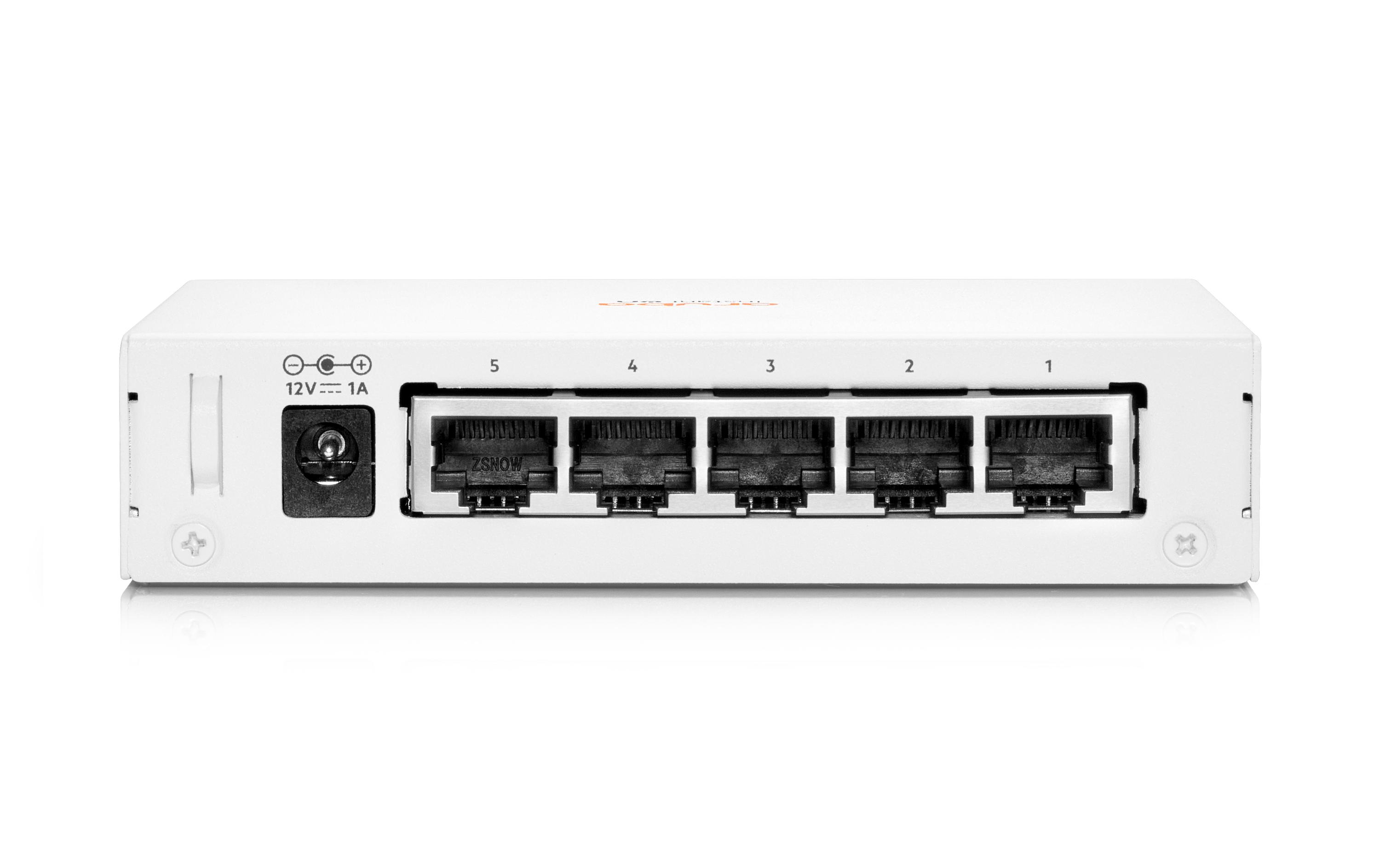 Switch Instant On 1430-5G 5 PortAruba Instant On 1430 Nicht verwaltete Ethernet-Switches für einfache Konnektivität