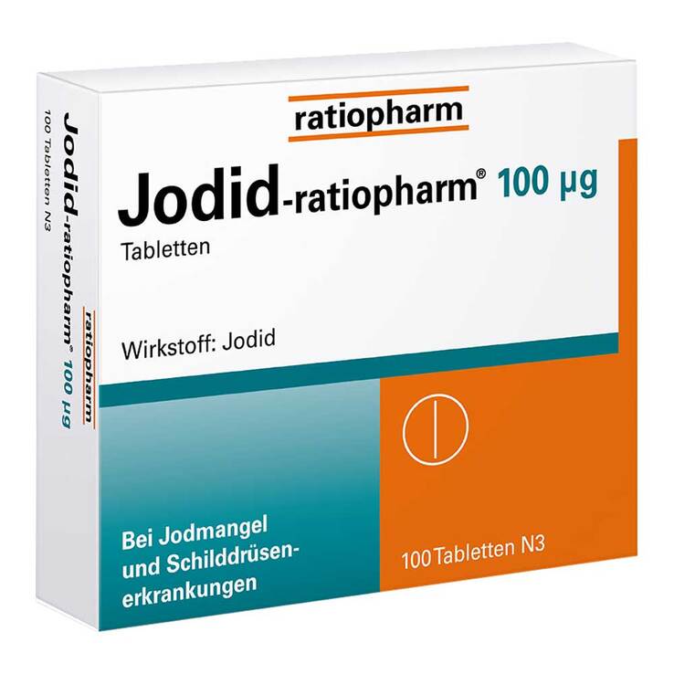 Jodid-ratiopharm 100 µg Tabletten, 100 St