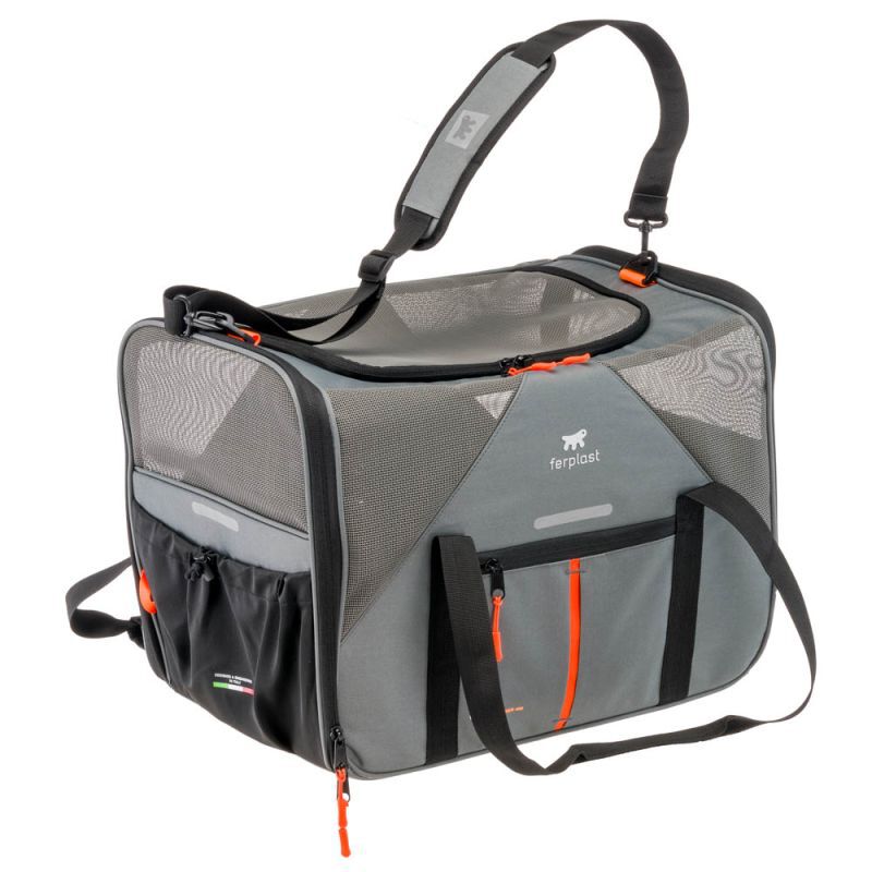 Ferplast Voyager 450 - Draagtas - Grijs - 49x36 cm - L