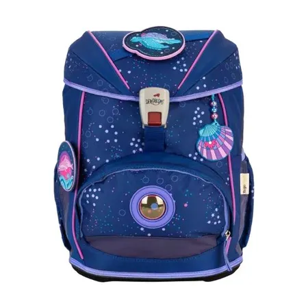 DerDieDas Schulrucksack-Set Ergoflex Deep Ocean, 5-teilig