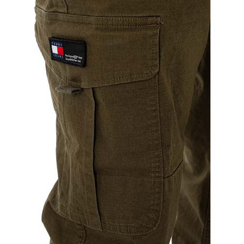 Tommy Jeans - Pantalones Cargo Ethan Verde