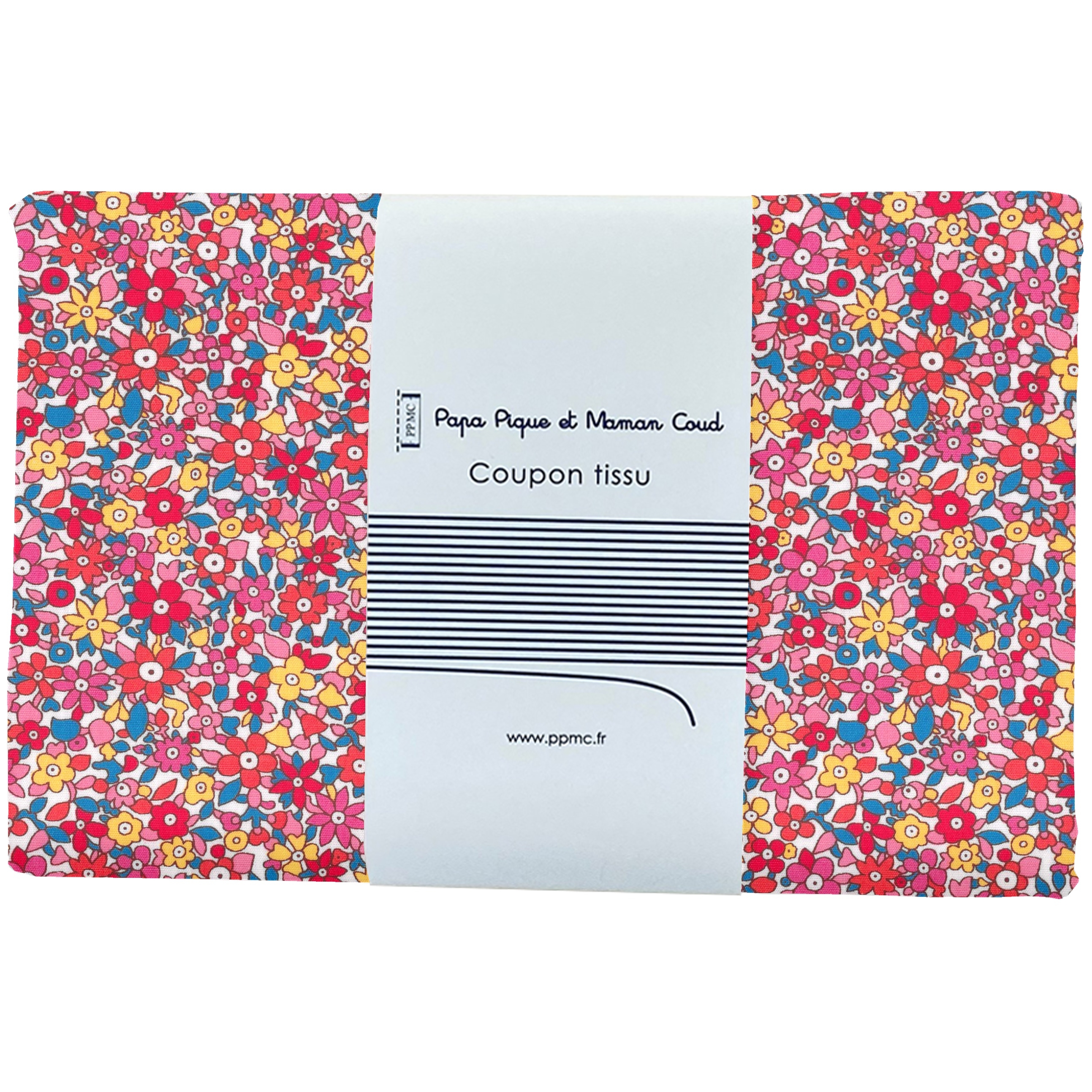 Coupon Tissu 1 M Cocktail De Fleurs