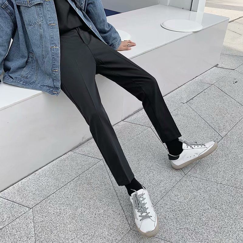 GRAYCIOUS - Cropped rechte broek