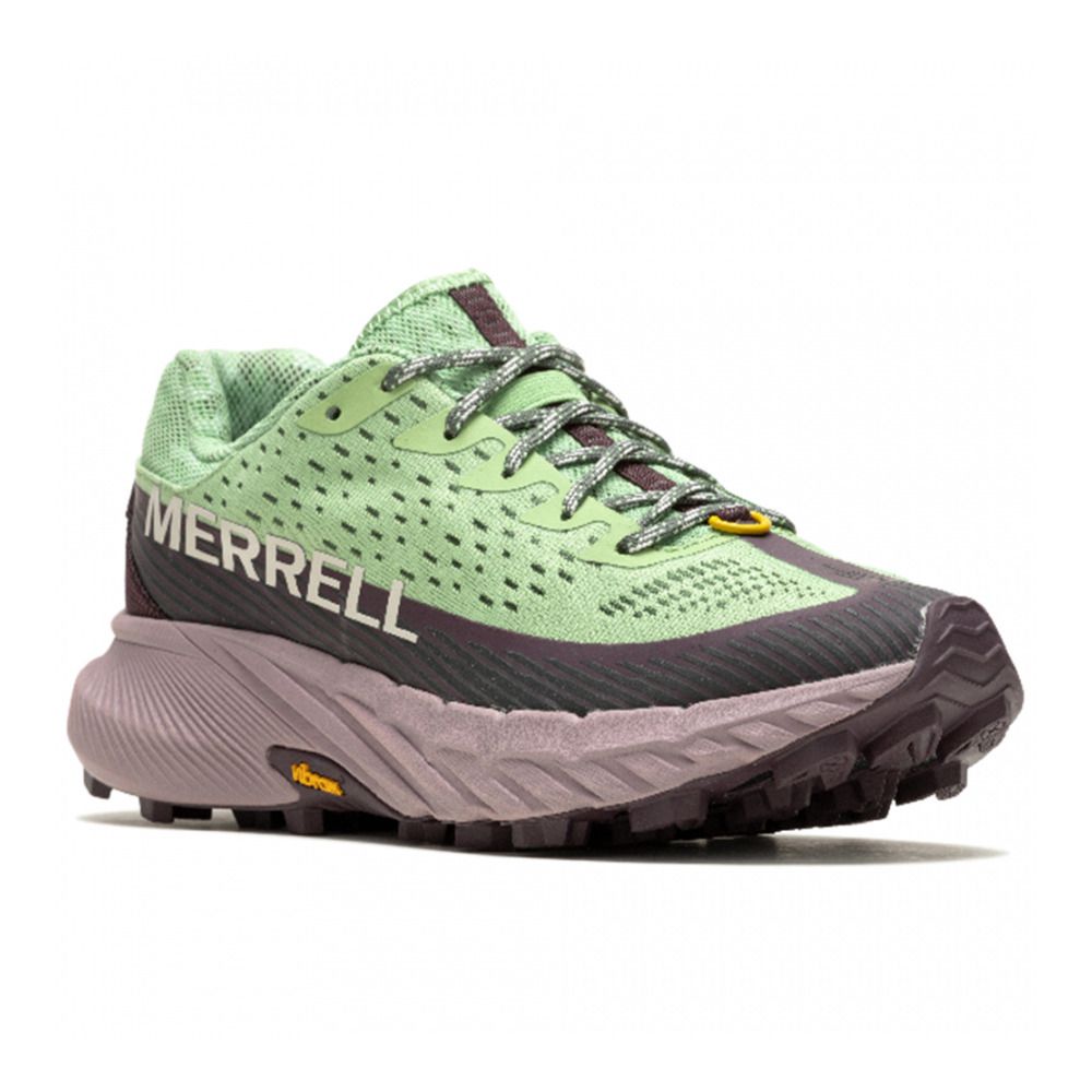 Merrell AGILITY PEAK 5 - Chaussures trail Femme pear/burgundy