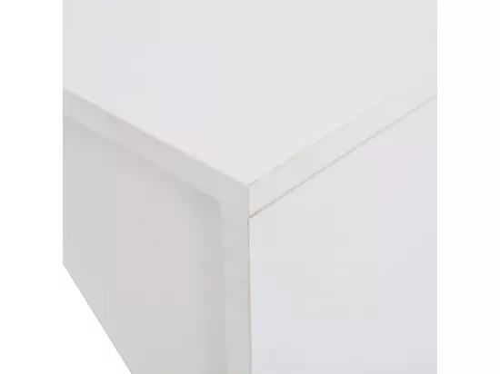 Table de bar avec armoire Blanc 115 x 59 x 200 cm