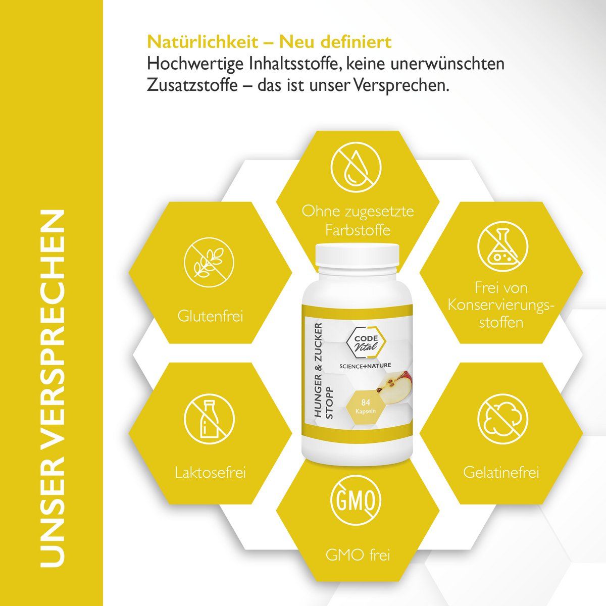 CODE Vital Hunger & Zucker Stopp - Programmiere deinen Darm auf schlank, Diät & Abnehmen