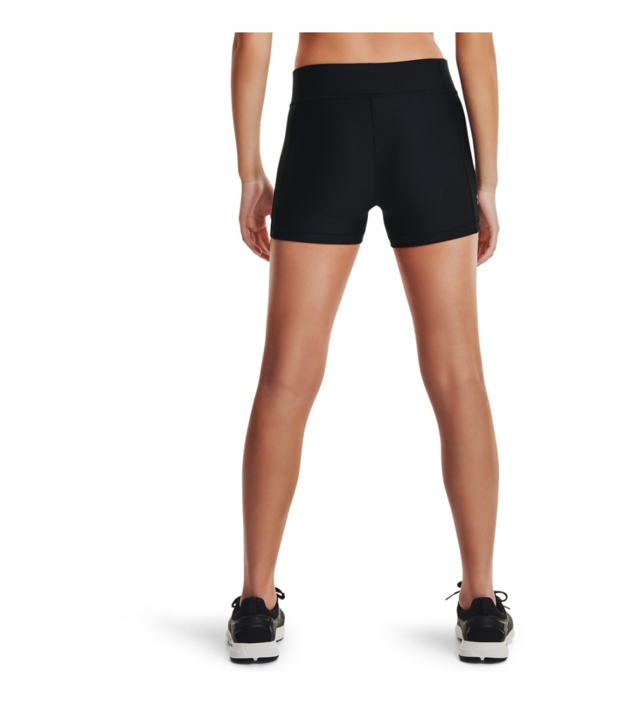 Calções Under Armour HeatGear Armour de Cintura Média - Preto