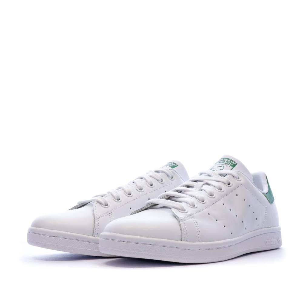Adidas Baskets Stan Smith Blanches/Vertes Homme Adidas M20324