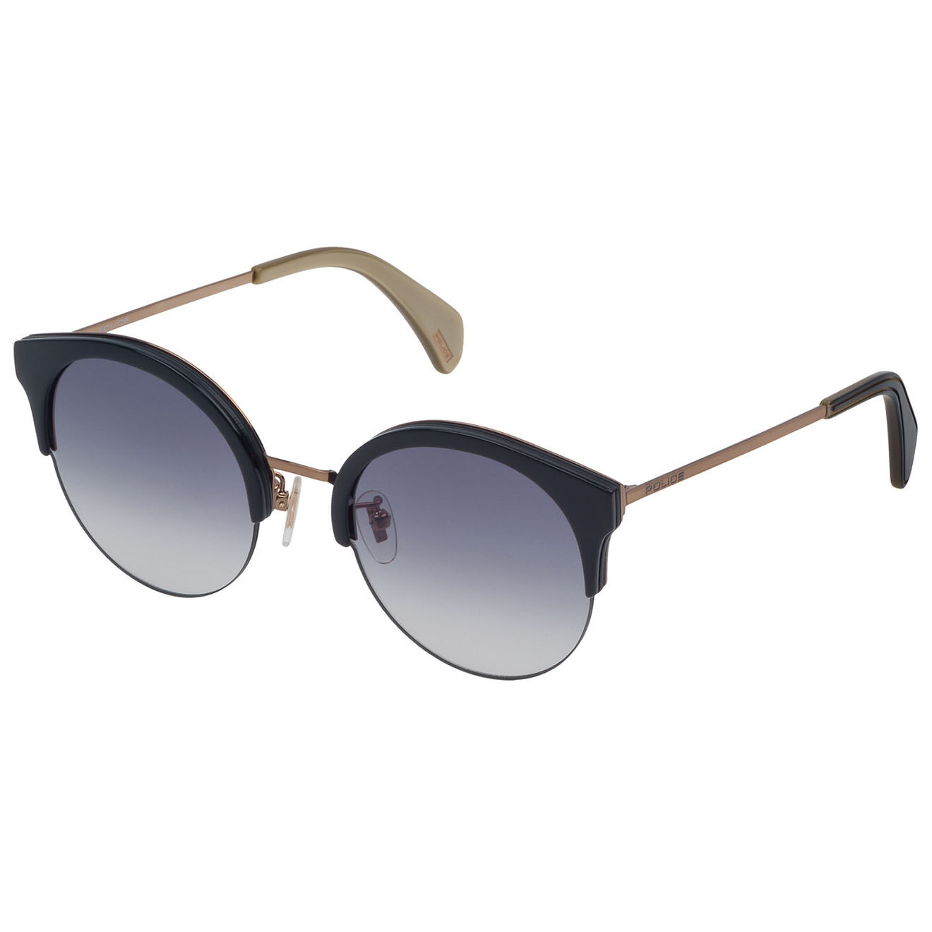 Police Lunettes de soleil Femme doré rose