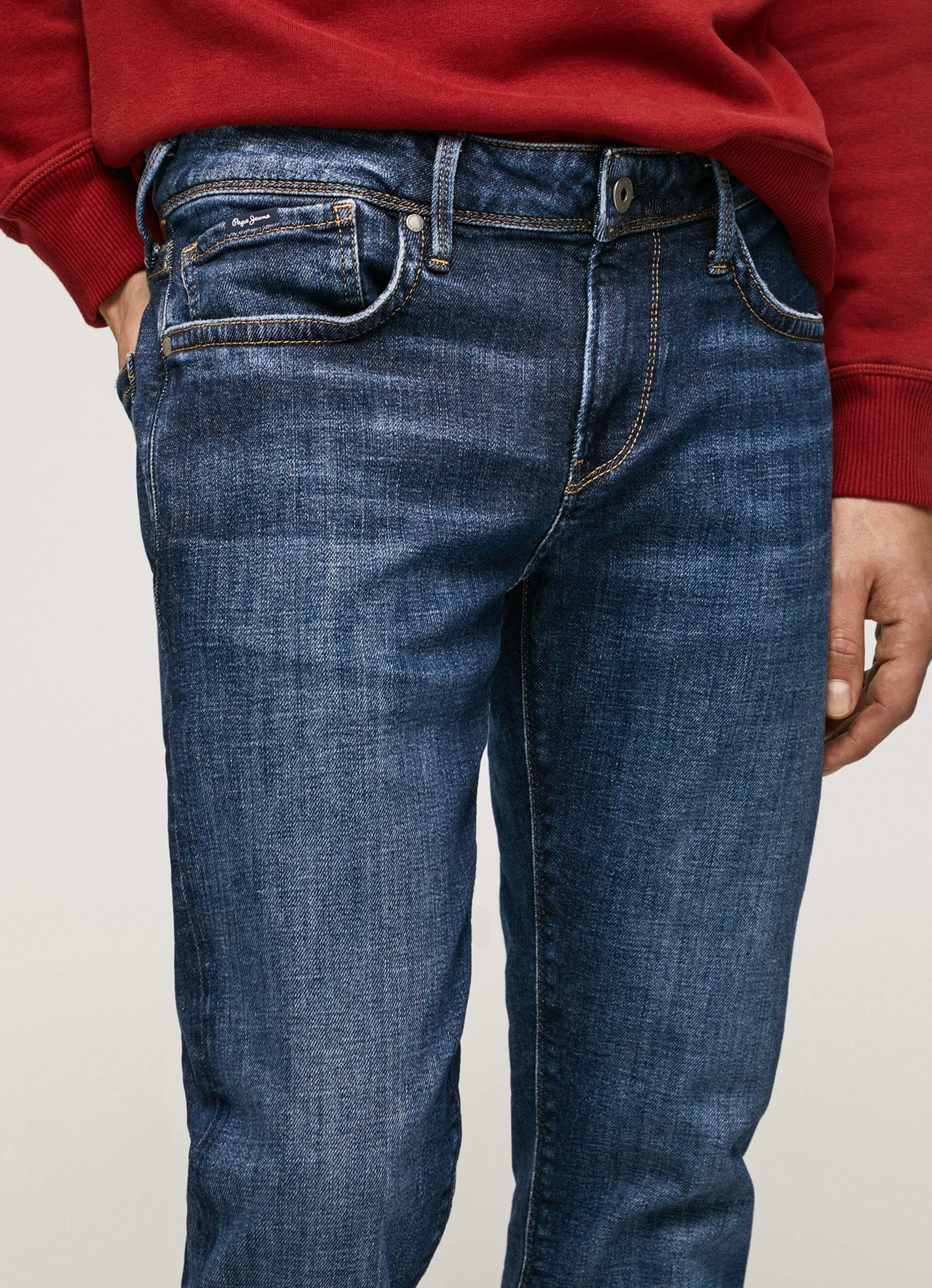 Calça jeans Hatch Fit Slim com cintura baixa - jeans