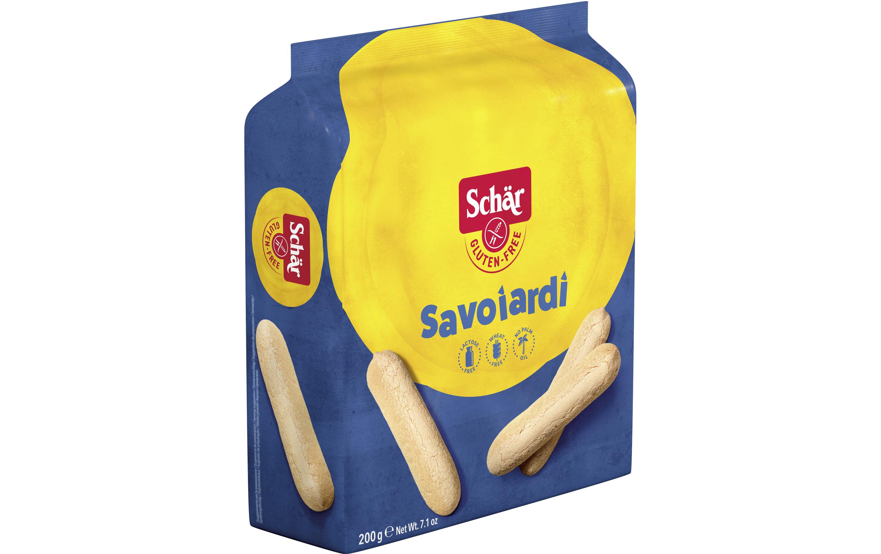 Savoiardi Löffelbiscuits glutenfrei 200 gKnusprige Kekse aus Eiern und Zucker ohne Gluten